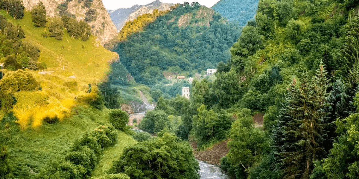 Прогулка в горах в Нальчике